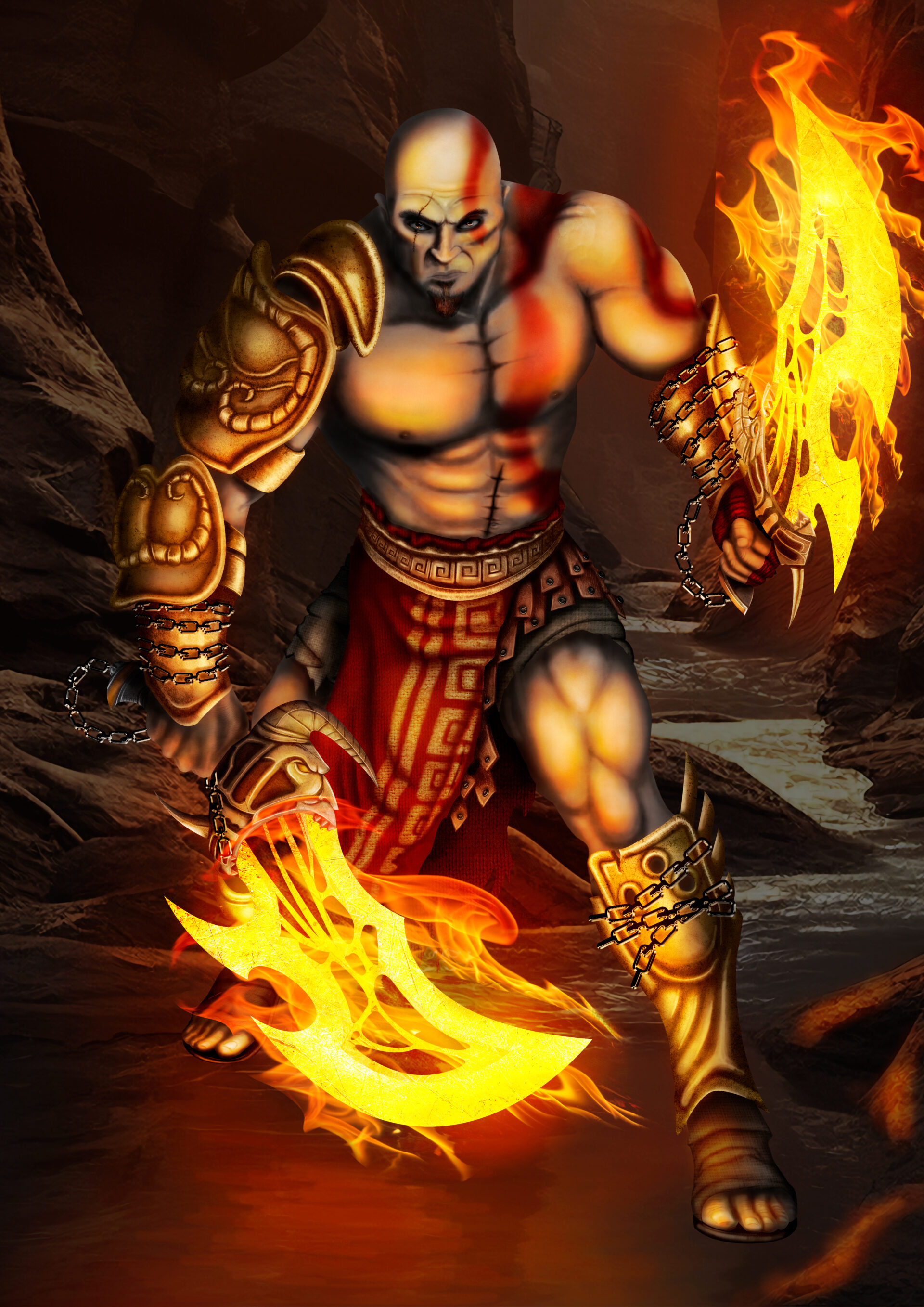 Kratos photobashing